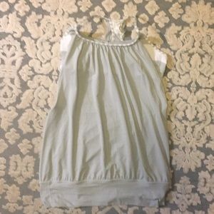 LuLuLemon Racer back tank w/ built in bra, size 8
